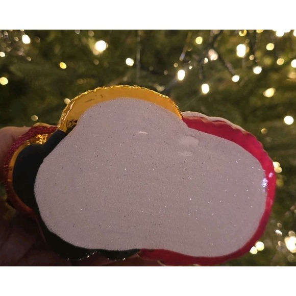 Hand-Painted Mouth-Blown Glass Christmas Ornament Victorian Carolers Poland SZ L - Picture 4 of 9